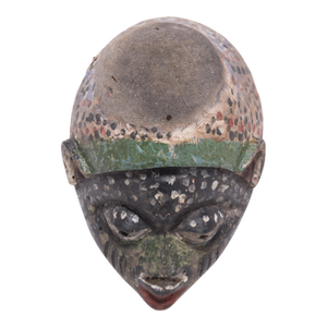 Nigerian Yoruba Painted Gelede Headdress, C. 1950