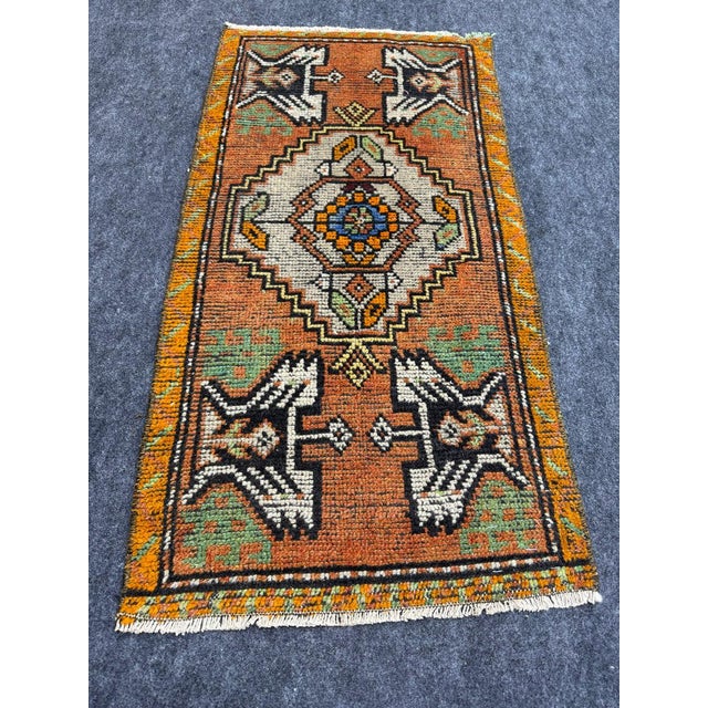 Turkish Yastik Rug 1'8" x 3'2" #24056 Explore a curated collection of hallway runners, wool rugs, and handmade...