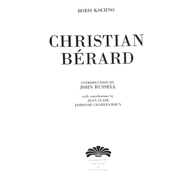 KOCHNO, Boris [255] pp. Panache Press 1987 12 3/4" x 9 3/4" Jacket design by Yolanda Cuomo Christian Bérard (20 August...