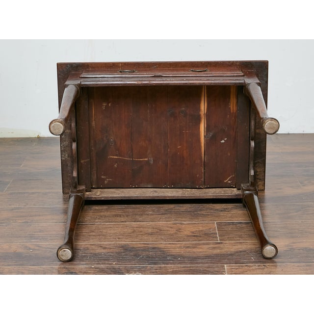 Antique Georgian Oak Side Table with Single Drawer, England, Circa 1800-1830 For Sale - Image 11 of 11