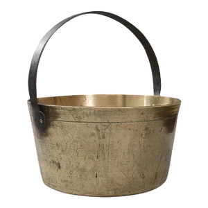 Circa 1800s Antique English Brass Jam Pan