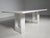 White Delfi Dining Table by Carlo Scarpa & Marcel Breuer for Simon Gavina, Italy For Sale - Image 8 of 8