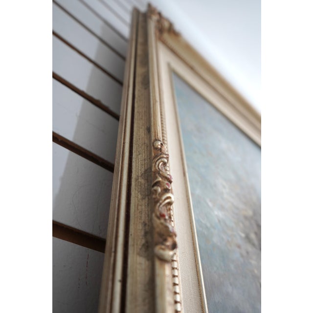Traditional J. Gaston Paris Street Oil Painting on Canvas For Sale - Image 3 of 13