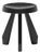 Modern Black Oak Meribel Stool by Charlotte Perriand for Cassina For Sale