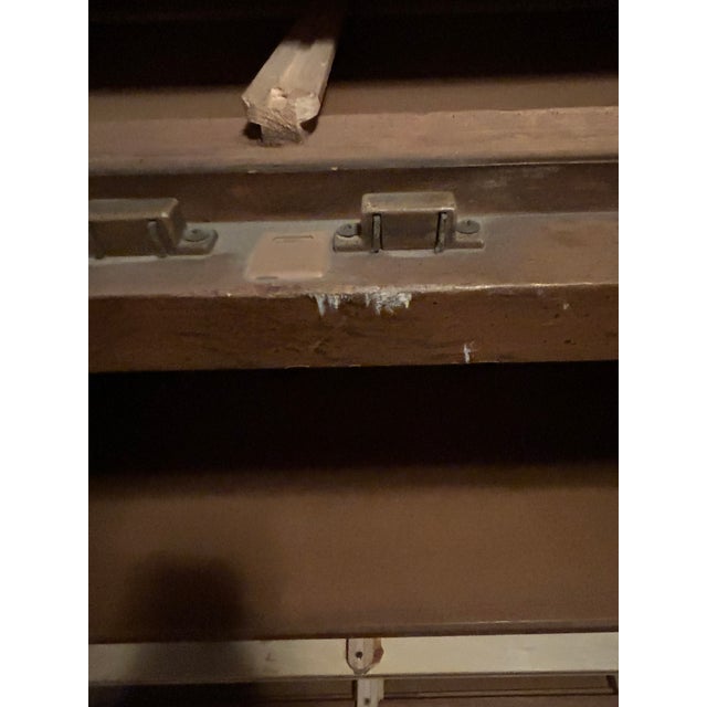 Mid 20th Century Wooden American of Martinsville Armoire With Mirror For Sale - Image 12 of 12