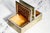 English Edwardian Antique Shagreen Leather Sterling Silver Cigar Box Tobacciana For Sale - Image 9 of 16