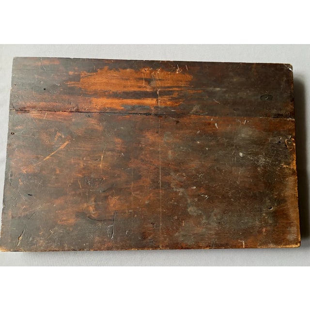 Brown Antique 19thc Large Traditional Carved Wood Sculpture Panel Female With Cherubs For Sale - Image 8 of 10