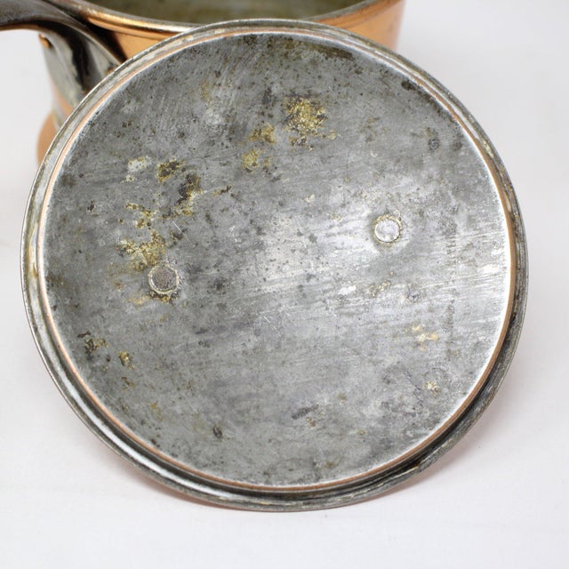 Copper Vintage Knut Eriksson Eskilstuna Swedish Copper Saucepan - 1 Liter For Sale - Image 8 of 14