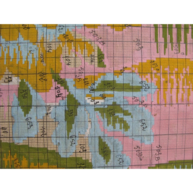 Antique Tapestry Design Gouache Painting For Sale - Image 15 of 18