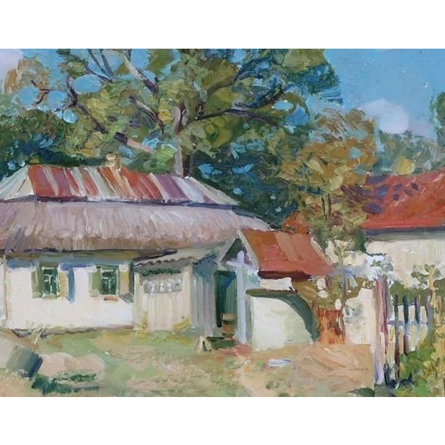 Anatoly Zhezher Impressionism Summer Oil Painting, Rural Ukrainian Landscape 39-50 For Sale - Image 4 of 6