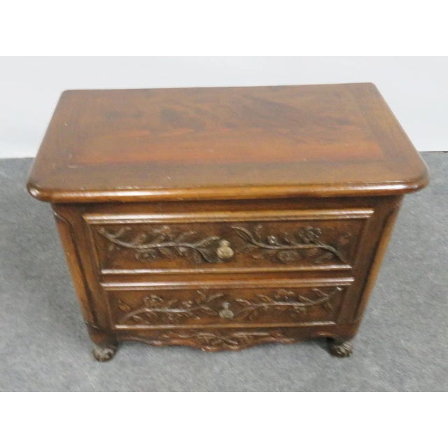 French Style Walnut Nightstand Chairish