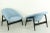 Blue Set of Model 118 Lounge Chairs by Hartmut Lohmeyer for Artifort For Sale - Image 8 of 9