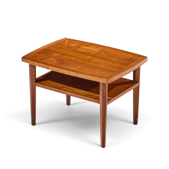 George Nakashima for Widdicomb Sundra Mid Century Walnut Side End Table For Sale - Image 9 of 10