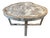 Andrianna Shamaris High Quality Petrified Wood Slab Top Side Table For Sale