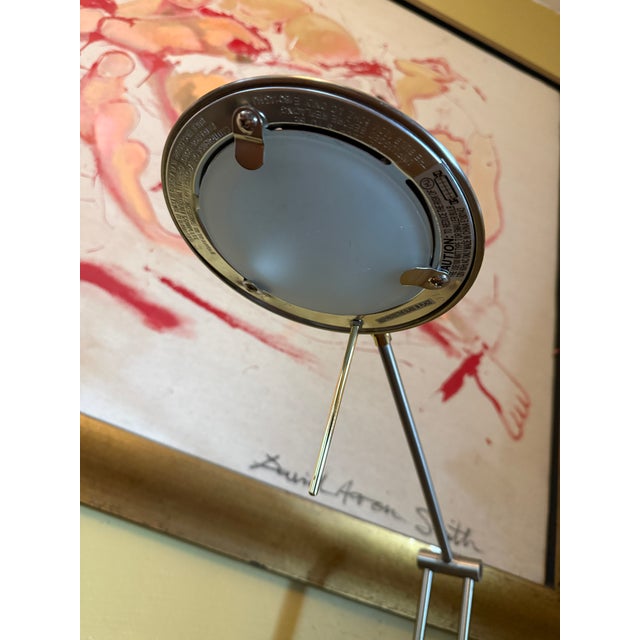 Vintage Tensor Pittsburgh Collection Ufo Halogen Desk Lamp - Brushed Steel Space A For Sale In Saint Louis - Image 6 of 6