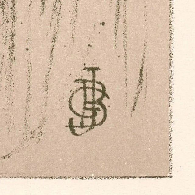 Late 19th Century J. G. Besson, Au Pays Noir, 1898, Original Lithograph For Sale - Image 5 of 9