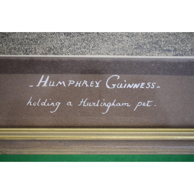Photo Sz: 9 1/2"H x 8"W Frame Sz: 14 7/8"H x 12"W Provenance: From The Collection of Nicholas Colquhoun-Denvers, former...