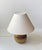 French Orange Pottery Orb Table Lamp in the style of Jean Besnard, 1930s For Sale - Image 6 of 8