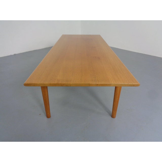 Teak Coffee Table by Hans J. Wegner for Andreas Tuck, Denmark, 1950s For Sale - Image 9 of 18