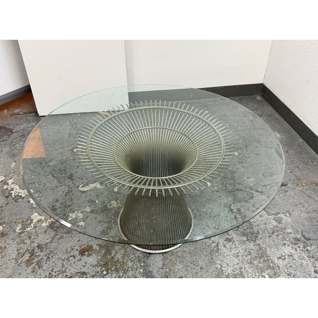 Late 20th Century Warren Platner for Knoll Platner Table, 53 Inches For Sale - Image 5 of 12