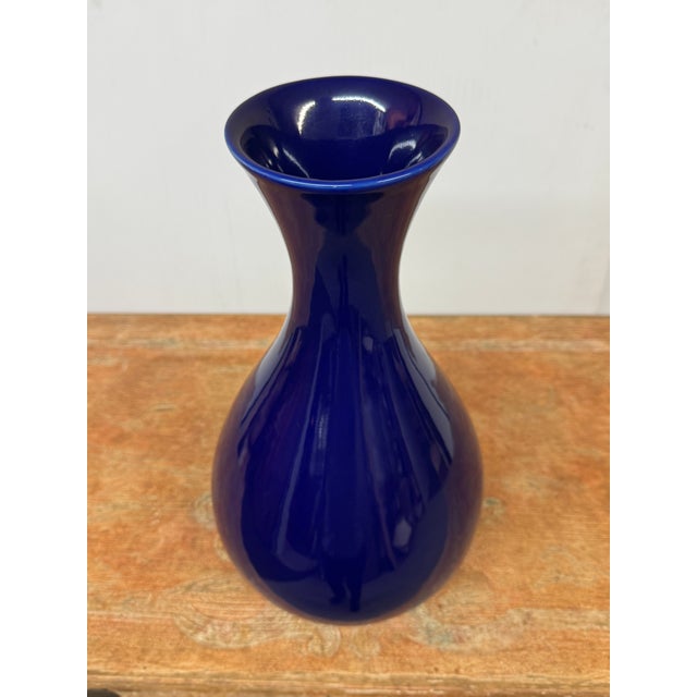 Martino Interiors Pipa Form Glazed Ceramic Vase For Sale - Image 11 of 12