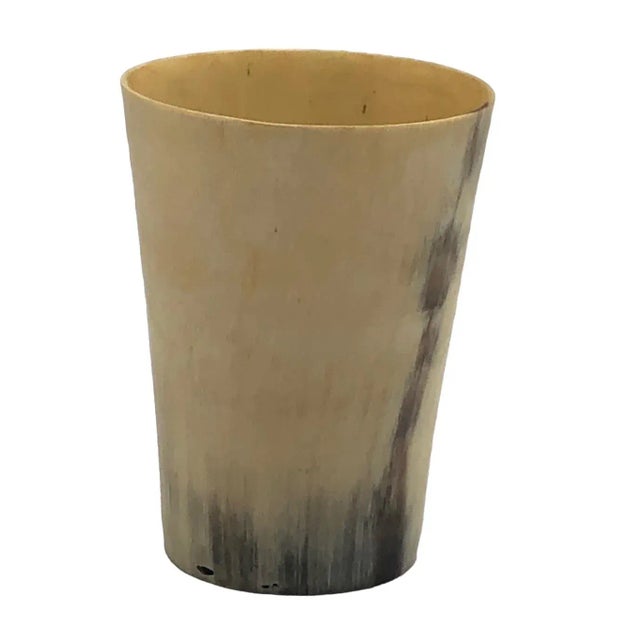Early 20th Century Real Moose Antler Horn Cup—Shot Glass For Sale - Image 12 of 12