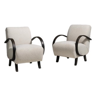 19th Century France Cream Wood Armchair For Sale