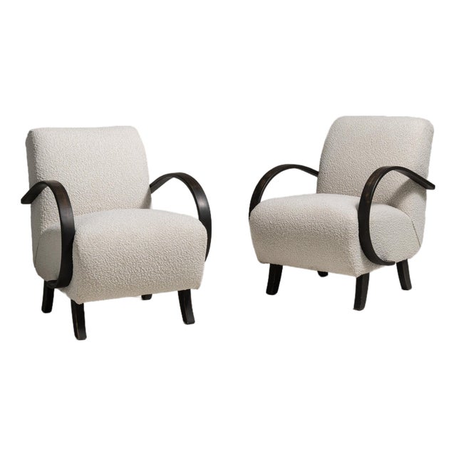 19th Century France Cream Wood Armchair For Sale