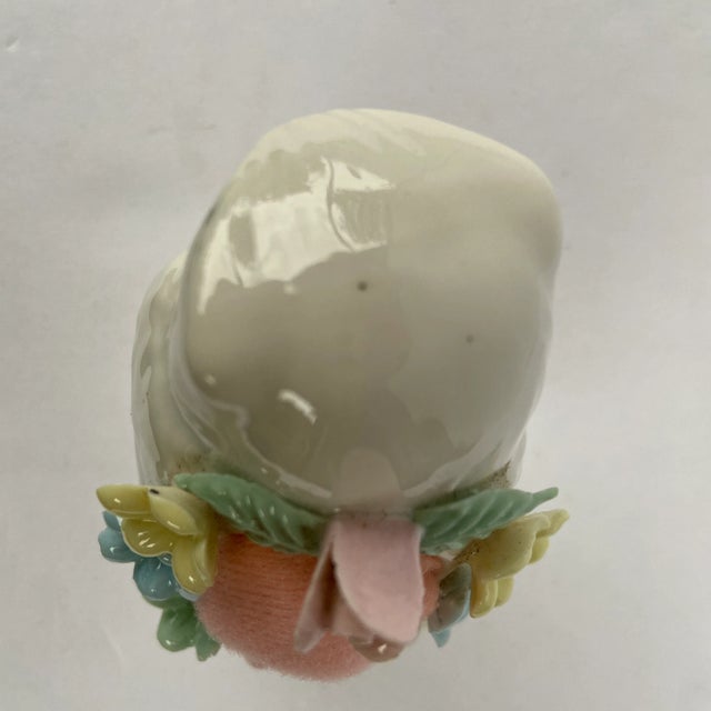 Vintage Mid 20th Century China Owl Pincushion For Sale - Image 10 of 11