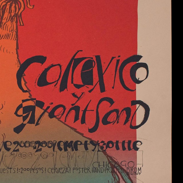 2000 New Year's Eve Abstract Poster, Signed by Artist For Sale - Image 4 of 8