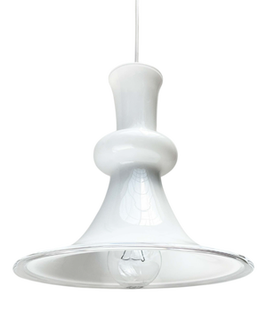 Vintage Danish Etude Glass Pendant Lamp by Michael Bang for Royal Copenhagen, Holmegaard, 1970s