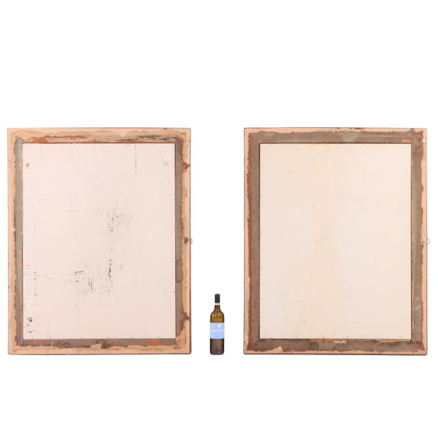 This pair of Italian sycamore frames captures a clean, classic aesthetic typical of European woodworking around circa...