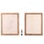 This pair of Italian sycamore frames captures a clean, classic aesthetic typical of European woodworking around circa...