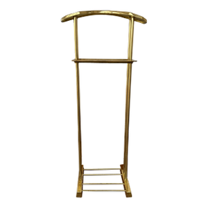 1980s Hollywood Regency Brass Valet Stand