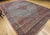 Ivory 19th Century Bidjar Rug, Hand-Knotted Wool, Herati Geometric Pattern, Ivory & Red, 10x14 For Sale - Image 8 of 18