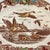 Mid-Century Modern Vintage Mid-Century Modern Large Platter Duck Pond Scene 18x14 Has Japan Sticker Thanksgiving Platter For Sale - Image 3 of 7