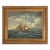 American Privateer Topaz Framed Canvas Print in Ornate Antiqued Gold Frame. A 16" X 20" Framed to 21-3/4" X 25-3/4". For Sale - Image 6 of 6