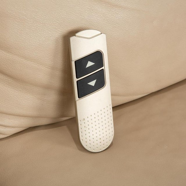 Animal Skin Amelia 2-Seater Sofa in Beige Leather from Ewald Schillig For Sale - Image 7 of 16