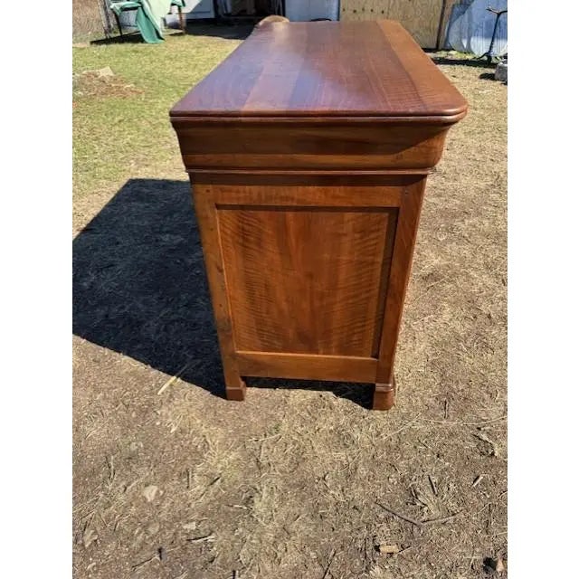Wood 19th Century Louis Philippe Solid Walnut Chest of Drawer / Commodes For Sale - Image 7 of 18