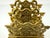 Vintage 1940's French Rococo Brass Letter Holder For Sale - Image 4 of 10