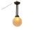 Stunning and elegant Art Deco pendant lamp. Design in the style of Muller Frères Luneville. Striking French design from...