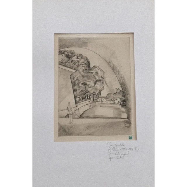 Storm is an original etching on paper realized by Pierre Guastalla (1891-1968). Signed with the Monogram of the artist on...