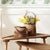 Rustic Natural Wooden Pail Planter with Metal Handle Accent (Set of 2) For Sale - Image 3 of 5