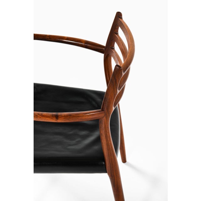 1960s Model 62 Armchair attributed to Niels Otto Møller for J. L. Møllers Furniture Factory, 1960s For Sale - Image 5 of 13