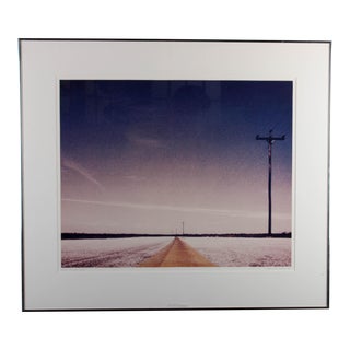 "Yellow Road" Color Photograph For Sale