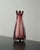 Vintage Italian Murano Glass Vase in Berry Tone, 1960s For Sale - Image 8 of 11