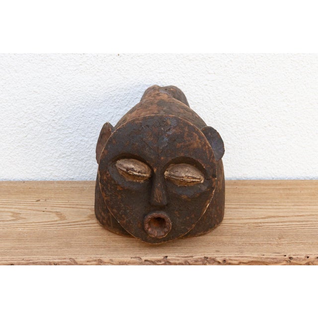 African Antique Finely Carved African Mambila Mask For Sale - Image 3 of 6