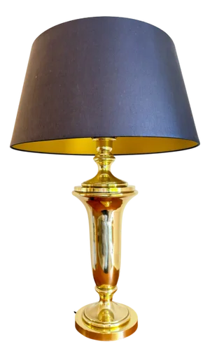 Hollywood Regency Brass Table Lamp from Krisna, 1970s