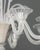 Mid 20th Century Modern Murano Glass Eight-Branch Chandelier For Sale - Image 5 of 11