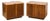 Mid 20th Century Pair of Double Double Door Nightstands by Lane, Attributed For Sale